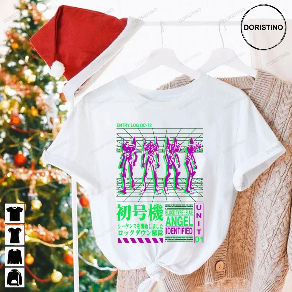 Retro Art Neon Genesis Evangelion Limited Edition T-shirts